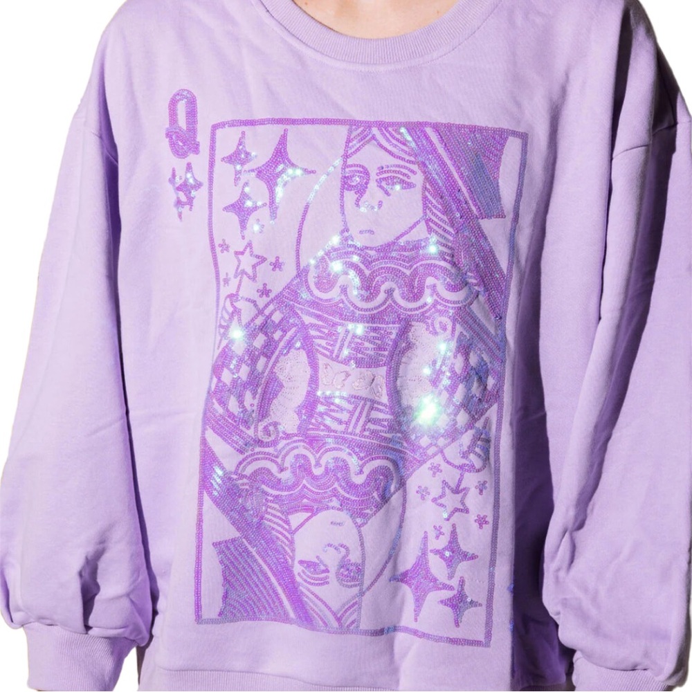QUEEN OF SPARKLES ✨ Queen of hearts sweatshirt